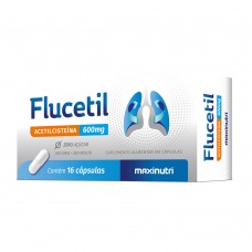 Flucetil Acetilcisteína 600mg 16 Cá...
