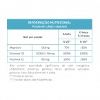 Dimag MDK Di-Magnésio Malato + Vitamina D3 e K2-7 60 Cápsulas