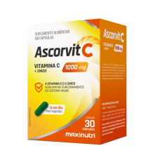 AscorVit C 1000mg Vitamina C e Zinc...