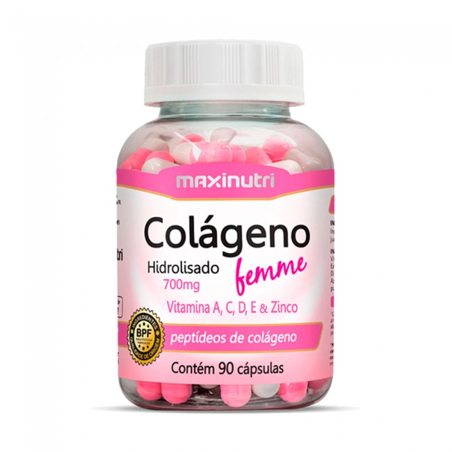 Colageno Femme Vitaminas ACDE + Zinco 90 Cápsulas
