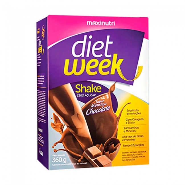 Diet Week Shake Mousse de Chocolate 360g