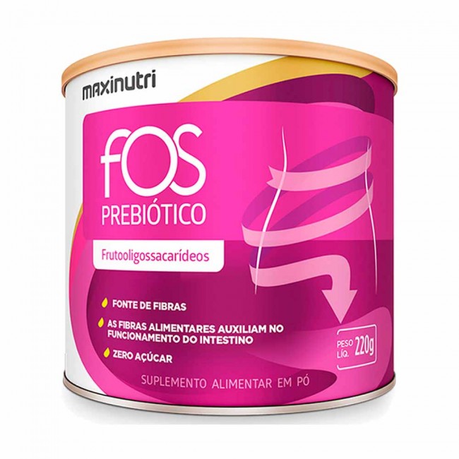 Suplemento FOS Rico em Fibra Prebiotica Lata 220g