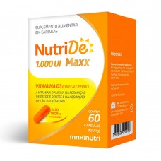 NutriDe Vitamina D 1.000 UI 60 Caps...