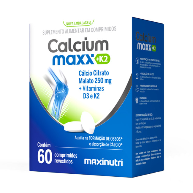 Calcium Maxx K2 Cálcio Citrato Malato 250mg Calcium Maxx K2 Cálcio Citrato Malato 250mg