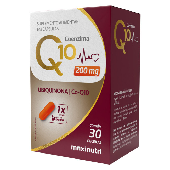 Coenzima Q10 Gold 200mg 30 caps Maxinutri Coenzima Q10 Gold 200mg 30 caps Maxinutri