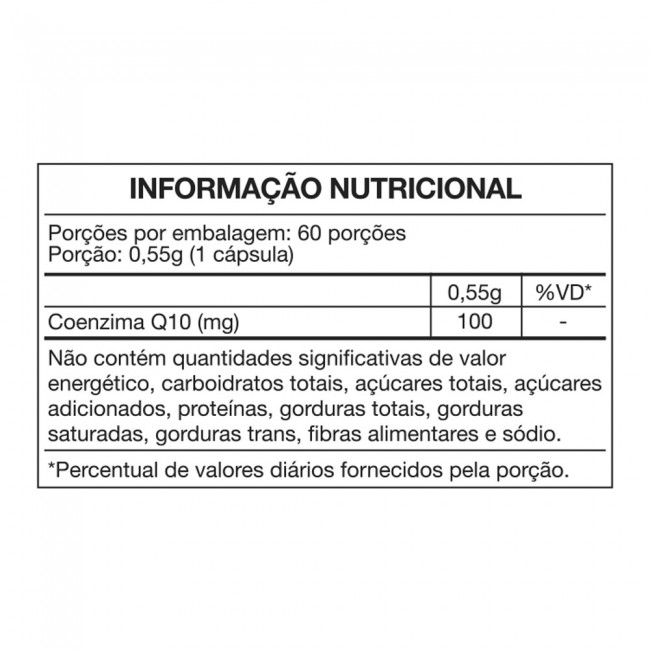 Coenzima Q10 Gold Ubiquinona 100mg 60 Cápsulas 