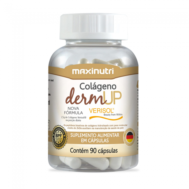 Colágeno DermUp Verisol Vitamina A-C-D-E 90 Cápsulas