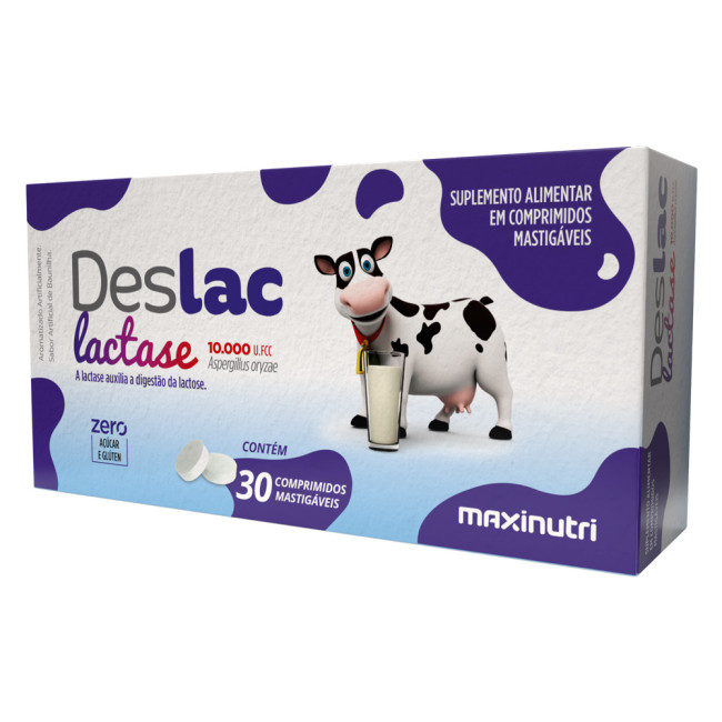 Deslac Mastigável 30 Cápsulas Maxinutri Deslac Mastigável 30 Cápsulas Maxinutri