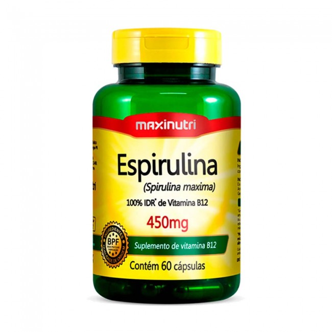 Espirulina 450mg 60 cápsulas