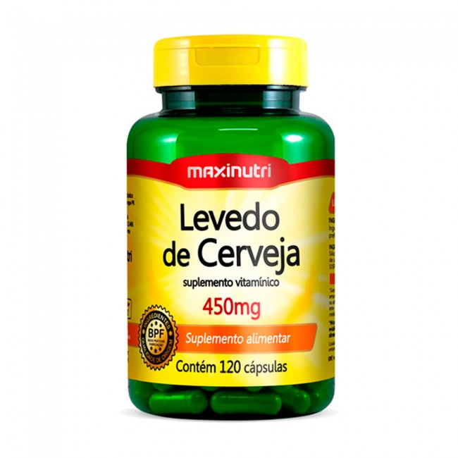 Levedo de Cerveja 450mg 120 Capsulas