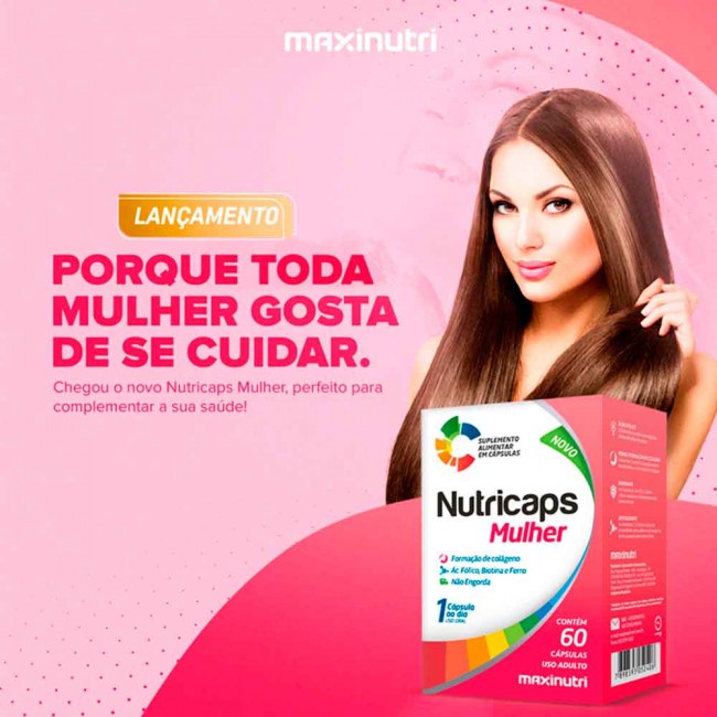 Nutricaps Mulher Polivitaminico 60 Capsulas