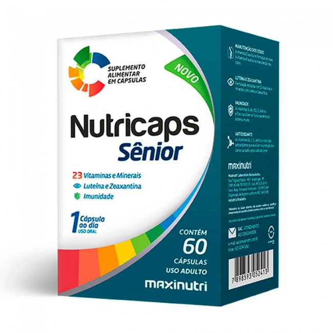 Nutricaps Senior Polivitamínico Imunidade 60 Capsulas