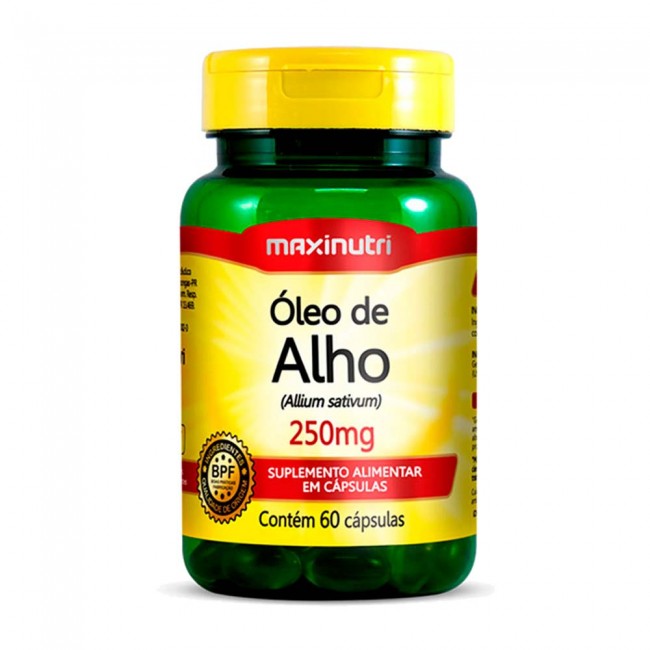 Oleo de Alho 250mg 60 Capsulas Oleo de Alho 250mg 60 Capsulas