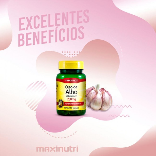 Oleo de Alho 250mg 60 Capsulas Oleo de Alho 250mg 60 Capsulas