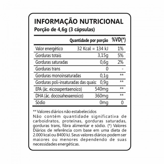 Ômega 3 Óleo de Peixe 300 Cápsulas 1000mg