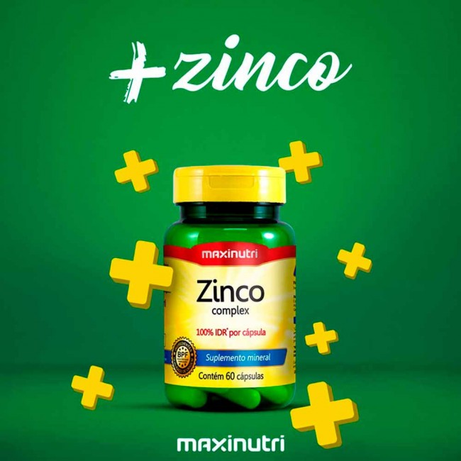 Zinco+ 28mg com 60 Capsulas